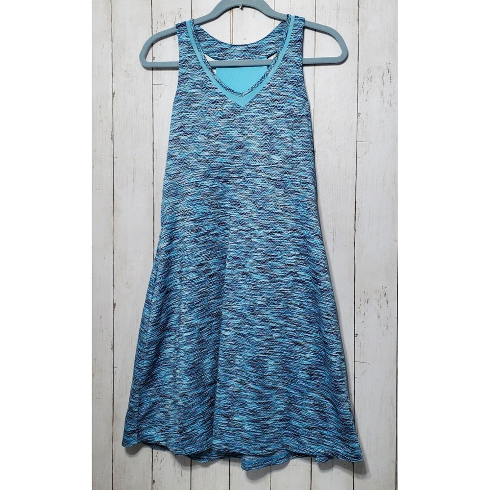 MPG Active Dress Sleeveless Women's Size Large V Neck Pockets Built in Bra